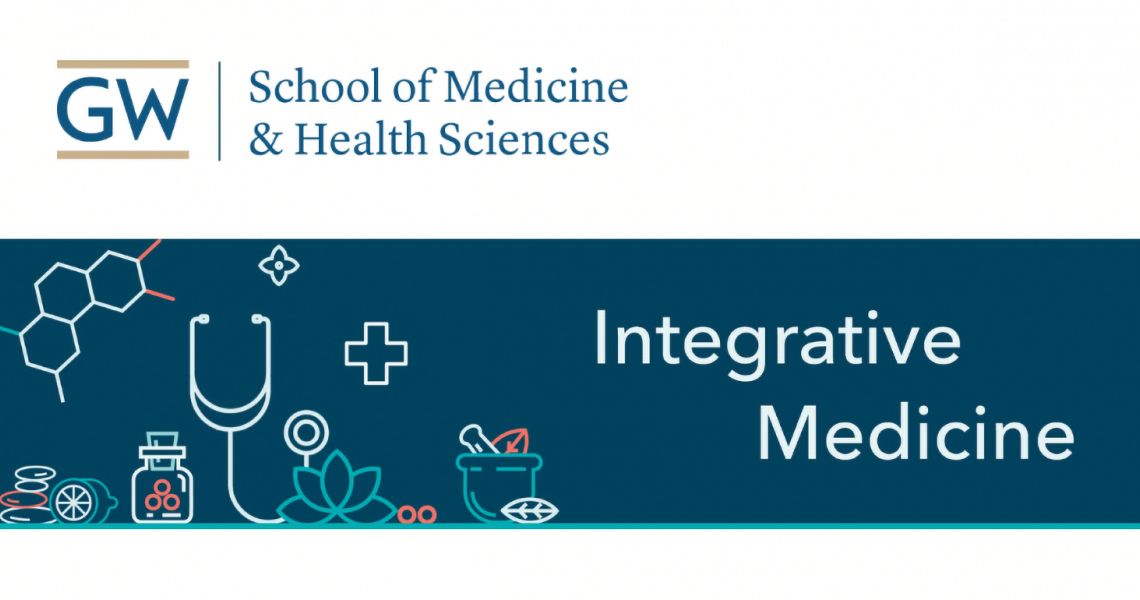 SMHS logo above a blue banner with medical illustrations and the words "Integrative Medicine"