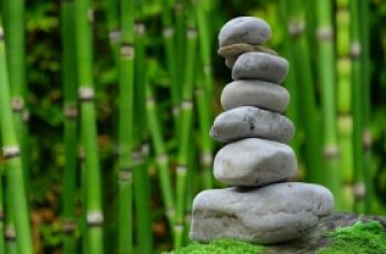 Zen stacking rocks